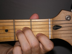 A minor open chord