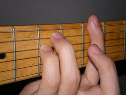 Movable A Minor Barre Chord