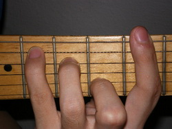 Movable D Major Chord