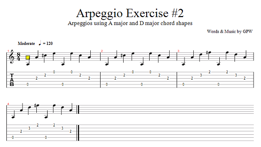 Arpeggio Ex 2