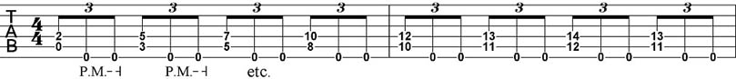 Dropped D Tuning Rhythm Guitar Patterns 4a