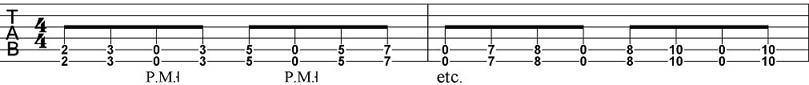 Dropped D Tuning Rhythm Guitar Patterns 7