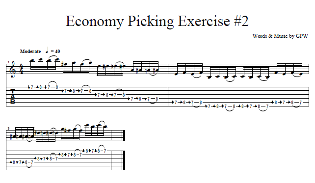 Learn Economy Picking Exercise