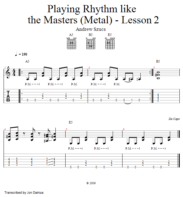 Playing Rhythm Like the Masters