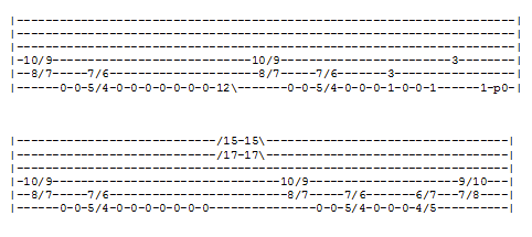 alison hell guitar tab