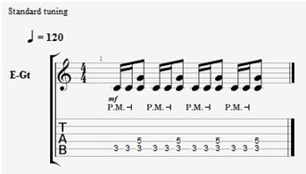 galloping metal guitar technique