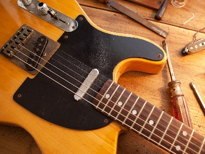 guitar repair bench